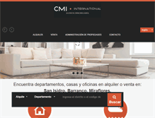 Tablet Screenshot of cmi-peru.com
